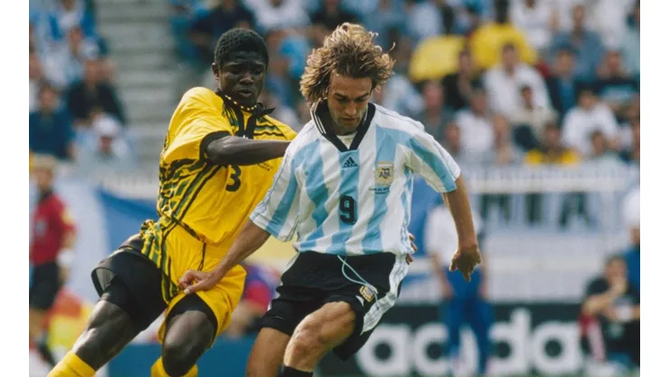 Gabriel Batistuta es el máximo goleador argentino en Mundiales (Getty images).