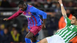 Ousmane Dembélé, en el partido ante Betis.