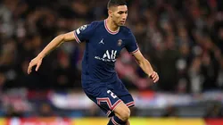 Hakimi en acción con PSG.