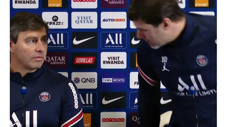 Mauricio Pochettino estalla contra la prensa y hasta se va de la conferencia.