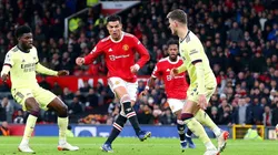 Momento del gol de CR7.