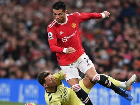 Cristiano Ronaldo posteó en redes por sus goles a Arsenal y Aubameyang le dio like