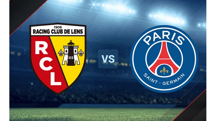 Lens vs. PSG por la Ligue 1.