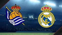 Real Sociedad vs. Real Madrid por la Liga Española.
