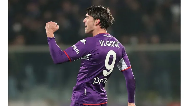 Dusan Vlahovic, delantero de Fiorentina.