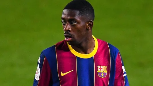 Ousmane Dembélé con Barcelona.
