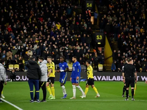 Premier League: una emergencia en las tribunas interrumpió el duelo entre Watford y Chelsea