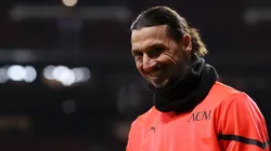 Zlatan Ibrahimovic en un encuentro con AC Milan.