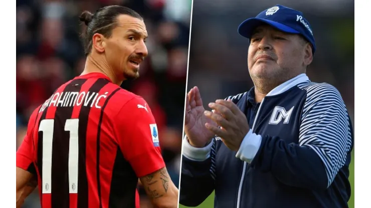 Ibrahimovic quiso jugar en Napoli por Maradona.