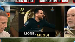 Messi quedó tercero en el Chiribalón de Oro.