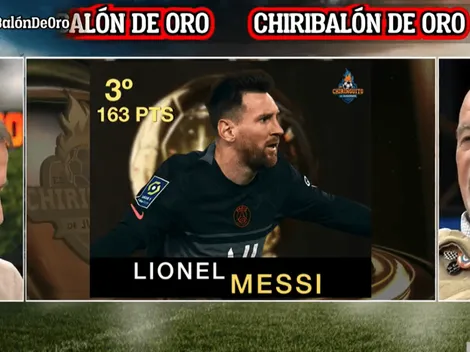 En 'El Chiringuito' hicieron un Balón de Oro propio y Lionel Messi quedó tercero