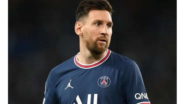 Lionel Messi en un encuentro con PSG.