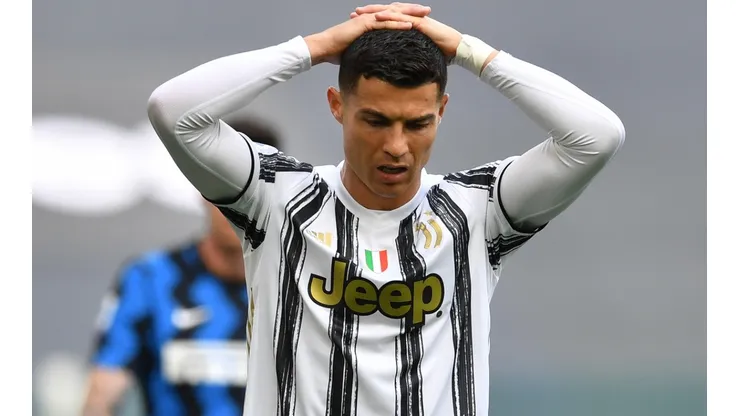 Cristiano Ronaldo en un encuentro con Juventus.