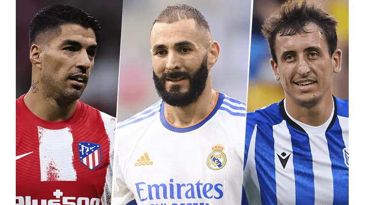 Tabla de posiciones de La Liga de España.