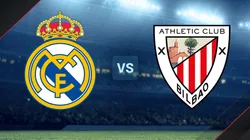 Real Madrid vs. Athletic Club por la Liga Española.