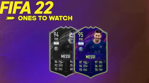 Confirmada la nueva mejora de Messi para su carta especial OTW en el FIFA 22