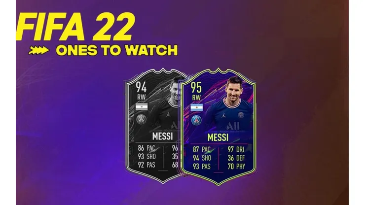 Confirmada la nueva mejora de Messi para su carta especial OTW en el FIFA 22