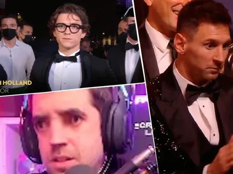 Tom Holland, la amistad de Messi y Suárez y la botella de Pedri: los memes del Balón de Oro