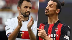 Genoa vs. Milan por la Serie A (Fotos: Getty).