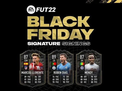 FIFA 22: Llegan nuevas cartas Signature Signings en el evento del Black Friday