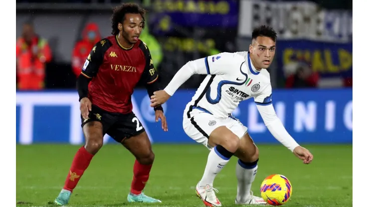 Lautaro Martínez, delantero del Inter.