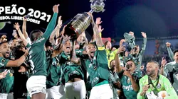 Festejo de título de Palmeiras.