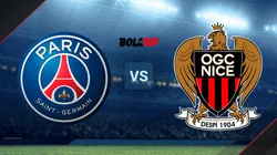 PSG vs, Niza por la Ligue 1 de Francia.