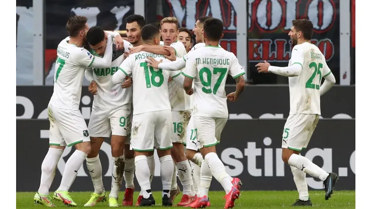 Sassuolo derrotó a AC Milan en la Serie A