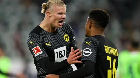 Erling Haaland regresó con gol a Borussia Dortmund tras su lesión.