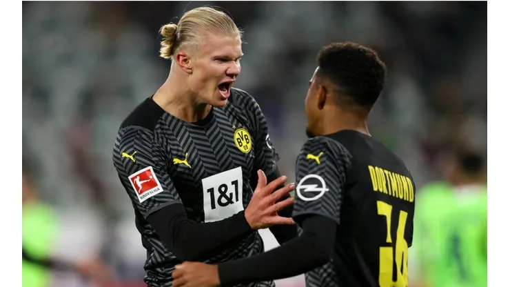Erling Haaland regresó con gol a Borussia Dortmund tras su lesión.