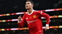 Cristiano Ronaldo en un encuentro con Manchester United.