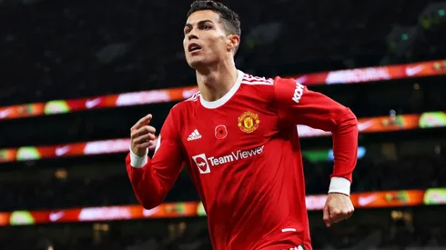 Cristiano Ronaldo en un encuentro con Manchester United.