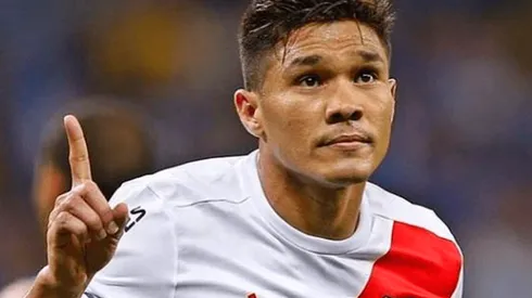 Teo Gutiérrez con River Plate