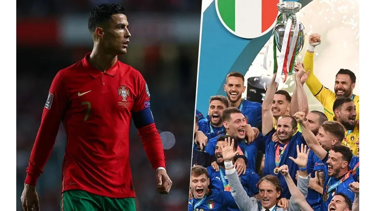 Portugal e Italia podrían definir un boleto a Qatar 2022.