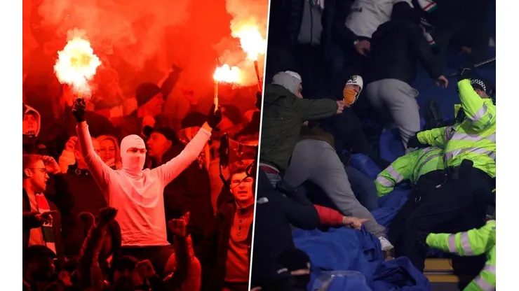 Incidentes en la Europa League.