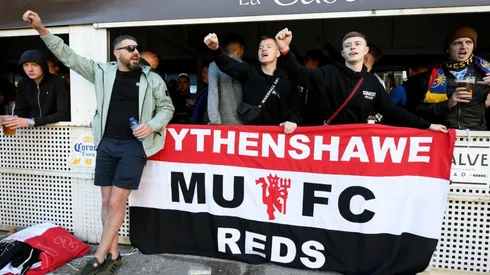 Fans del Manchester United en Villarreal.