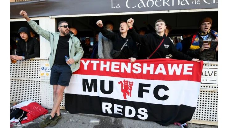 Fans del Manchester United en Villarreal.