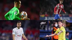Barcelona, Atlético de Madrid, Villarreal y Sevilla en la UEFA Champions League.