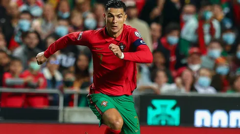 CR7 en acción con Portugal.