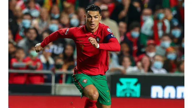 CR7 en acción con Portugal.