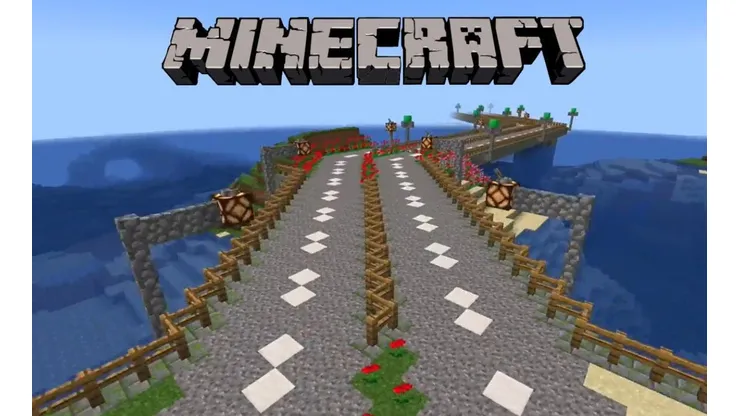 Gamer crea una autopista de 10km en Minecraft ¡En 5 años!