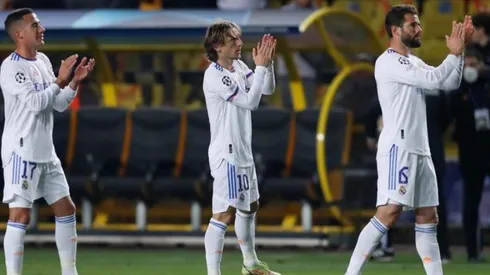 Real Madrid en festejo ante Sheriff.