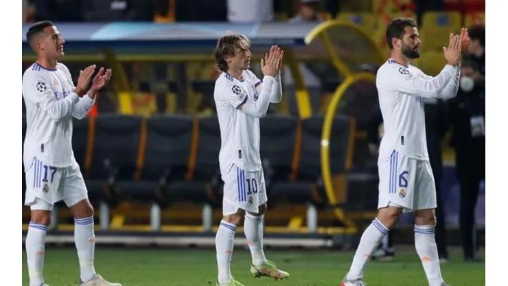 Real Madrid en festejo ante Sheriff.