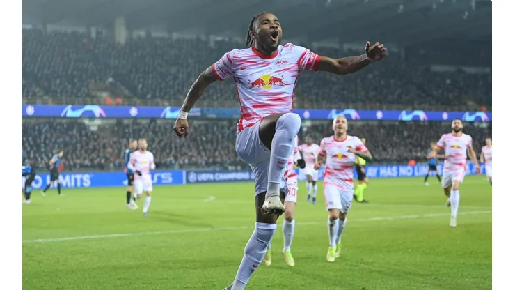 Christopher Nkunku, autor de un doblete.