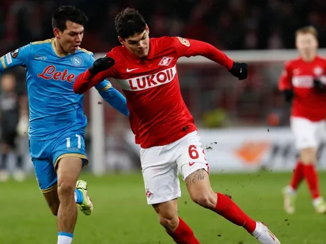 Duro tropiezo de Napoli ante Spartak Moscú en la Europa League