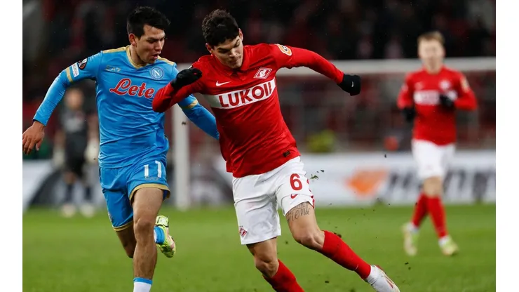 Spartak Moscú venció a Napoli en la Europa League