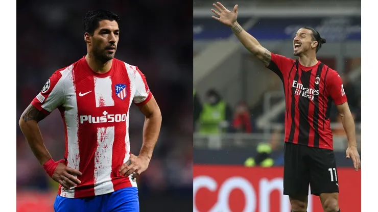 Luis Suárez y Zlatan Ibrahimovic por la UEFA Champions League.