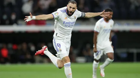 Karim Benzema, autor del tercer gol de Real Madrid.