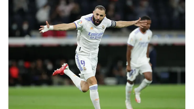 Karim Benzema, autor del tercer gol de Real Madrid.
