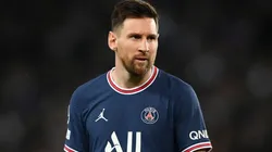 Lionel Messi en un encuentro con PSG.